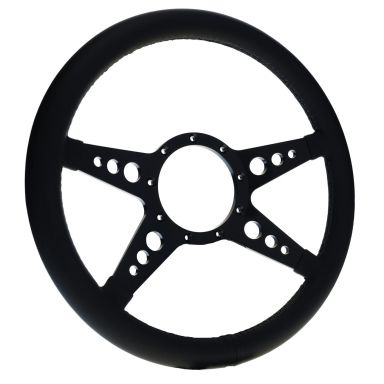 Mark 9 GT Black Steering Wheel, 4-Spoke, 14-inch